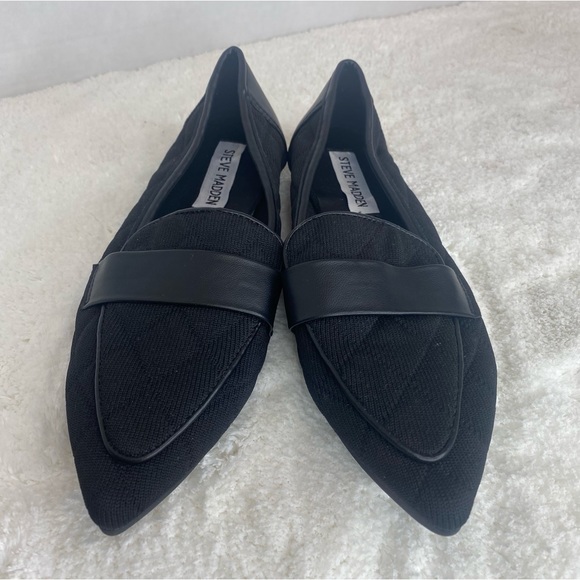 New SAmple Shoe Steve madden dv quilted leather flyknit ladies loafers 6 - Picture 3 of 12